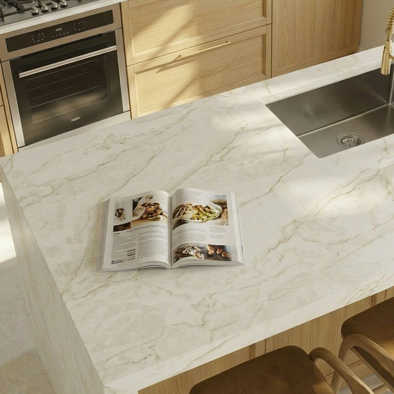 Plan de travail sur mesure en céramique Dekton® Thala